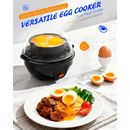 Electric steamed egg cooker | One-touch operation, quick and easy to prevent mistakes, easy to clean, black - PVC material, 220V- 240V power supply, Australian plug
