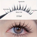 One-piece soft and comfortable false eyelashes natural simulation glue eyelashes reusable whole little devil