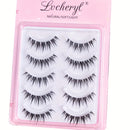 One-piece soft and comfortable false eyelashes natural simulation glue eyelashes reusable whole little devil