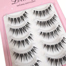 One-piece soft and comfortable false eyelashes natural simulation glue eyelashes reusable whole little devil