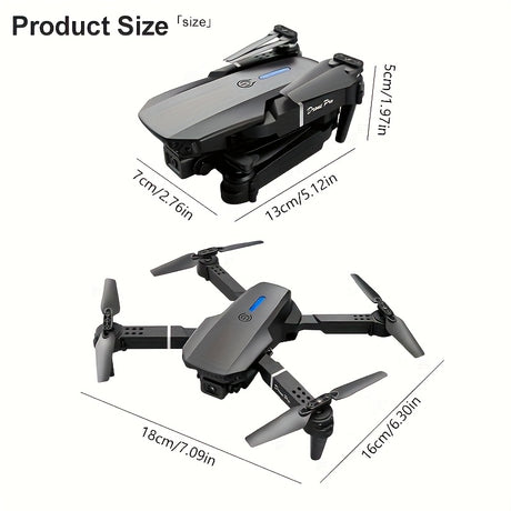 Upgraded foldable drone, equipped with dual high-definition cameras | obstacle avoidance, brushless motor, long distance, 360° flip, one-key take-off/landing, stable flight, App control, professional high-quality drone, perfect gift for adults and beginne
