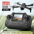 Upgraded foldable drone, equipped with dual high-definition cameras | obstacle avoidance, brushless motor, long distance, 360° flip, one-key take-off/landing, stable flight, App control, professional high-quality drone, perfect gift for adults and beginne