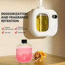 One-button switch, five adjustable intelligent aromatherapy diffuser - suitable for essential oils / perfumes, 500mAh rechargeable battery, USB charging, indoor air freshener, long-lasting home fragrance, smart diffuser with 5 adjustable timer, 500mAh USB