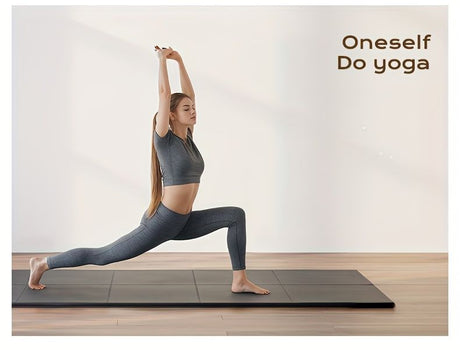 Thickened Foldable Fitness Mat｜Anti-Slip Home Exercise Mat for Treadmill and Yoga, Multi-Functional Silent Floor Protector