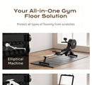 Thickened Foldable Fitness Mat｜Anti-Slip Home Exercise Mat for Treadmill and Yoga, Multi-Functional Silent Floor Protector