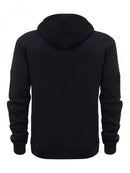 Unisex Hoodie Zip-Up Hoodie Autumn Winter Jacket Fleece Jacket Outdoor Training - Navy - Size S(AU S/EU46)