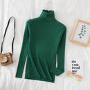 Turtleneck Sweater Women'S Winter Top Thermal Base Layer High Neck Knit - Brick Red - Size L(AU L/EU50)