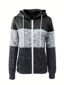 3d Print Hoodie Autumn Hoodie Casual Zip Hoodie Loose Sweatshirt Streetwear - Burgundy - Size L(AU L/EU50)