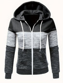 3d Print Hoodie Autumn Hoodie Casual Zip Hoodie Loose Sweatshirt Streetwear - Pink - Size XL(AU XL/EU52)