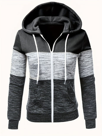 3d Print Hoodie Autumn Hoodie Casual Zip Hoodie Loose Sweatshirt Streetwear - Sky Blue - Size XL(AU XL/EU52)