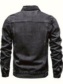 Men'S Formal Shirt Slim Fit Dress Shirt Long Sleeve Shirt Printed Shirt - Dark Gray - Size 3XL(AU 3XL/EU56)