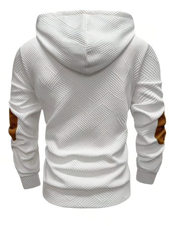 Men'S Casual Hoodie Color Block Sweatshirt Pullover Hoodie Australian - navy blue - Size M(AU M/EU48)