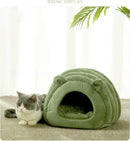 Green Black Cat Cave Bed Cat Furniture Cat Bed Australia Cozy Cat Bed Durable Cat Bed