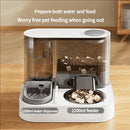 Gray Green Automatic Cat Feeder Cat Water Dispenser Cat Feeding Set Cat Supplies Cat Care