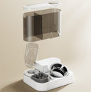 Gray Green Automatic Cat Feeder Cat Water Dispenser Cat Feeding Set Cat Supplies Cat Care