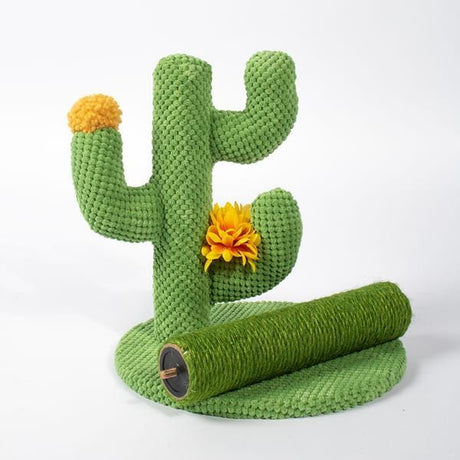 Green Black Cat Scratching Post Cactus Cat Toy Cat Furniture Cat Scratcher Cat Claw Care