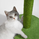 Green Black Cat Scratching Post Cactus Cat Toy Cat Furniture Cat Scratcher Cat Claw Care