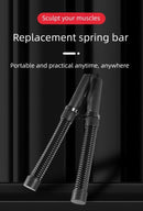 Black Green Replacement Spring Bar Portable Resistance Trainer Muscle Sculpting Tool Home