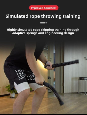 Black Green Replacement Spring Bar Portable Resistance Trainer Muscle Sculpting Tool Home