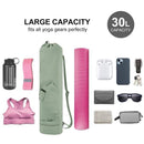 Green Beige Yoga Mat Bag Green Yoga Bag Yoga Mat Carrier Pilates Bag Fitness Accessories