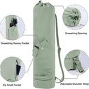 Beige Black Beige Yoga Mat Bag Yoga Mat Carrier Pilates Bag Fitness Accessory Yoga