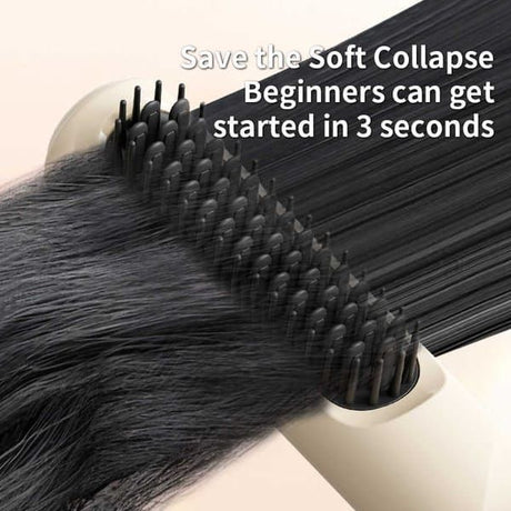 Blue Red Portable Hair Straightening Brush USB Rechargeable Hair Straightener Cold Air