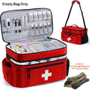 Red Blue First Aid Kit Bag Emergency Medical Storage High-Quality First Aid Bag