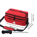 Red Blue First Aid Kit Bag Emergency Medical Storage High-Quality First Aid Bag