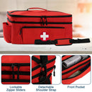 Red Blue First Aid Kit Bag Emergency Medical Storage High-Quality First Aid Bag