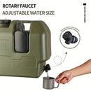 Green 20L Water Container Camping Water Container Outdoor Water Storage Portable
