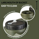 Green 20L Water Container Camping Water Container Outdoor Water Storage Portable