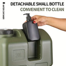 Green 20L Water Container Camping Water Container Outdoor Water Storage Portable