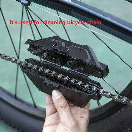 Black Blue Bicycle Chain Cleaner Bike Chain Cleaner Cycling Accessories Bike Maintenance