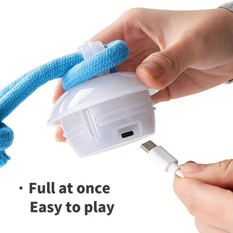Blue Dog Toy Interactive Dog Toy Dog Ball Toy Dog Toy With Rope Pet Toy Dog Play Toy