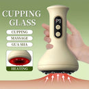Cupping Glass Massage Tool Gua Sha Heating Relaxation Wellness Device Muscle