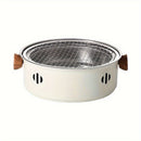 White Black Portable Barbecue Grill Stainless Steel Grill Desktop Grill Camping Grill