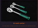 Gray Tool Socket Set 12.5mm Socket Set Mirror Finish Sockets 24-Tooth Ratchet Large
