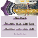 Gray Black Merino Wool Hiking Socks 5 Pack Hiking Socks Moisture Wicking Socks Breathable