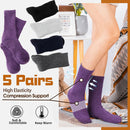 Black Merino Wool Hiking Socks 5 Pairs Hiking Socks Outdoor Socks Australia Warm