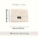 Black Pink Women'S Headbands Elastic Headbands Winter Ear Warmers Solid Color Headbands