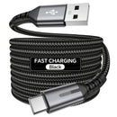 Black 240W Type-C Cable Super Fast Charging Cable 2m Data Cable Durable Charging