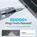 Black 240W Type-C Cable Super Fast Charging Cable 2m Data Cable Durable Charging