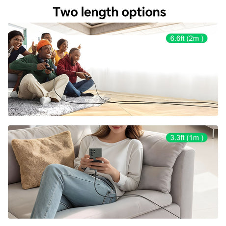 Black 240W Type-C Cable Super Fast Charging Cable 2m Data Cable Durable Charging