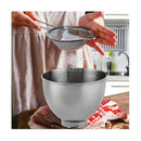 Black Stainless Steel Mixing Bowl with Ergonomic Handle