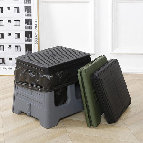 Folding Camping Toilet – Compact Portable Outdoor Toilet for Camping Hiking