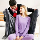 Gray Heated Wearable Blanket with Carbon Fiber Core & Adjustable Heat