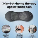 3-in-1 Heated Back Stretcher with Vibration Massage and Traction Lift