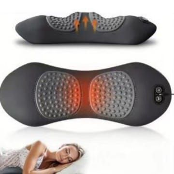 3-in-1 Heated Back Stretcher with Vibration Massage and Traction Lift