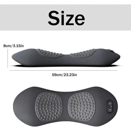 3-in-1 Heated Back Stretcher with Vibration Massage and Traction Lift