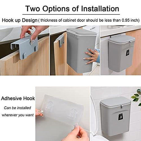 Wall-Mounted Kitchen Trash Can